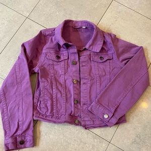 Girl’s Purple Jean Jacket